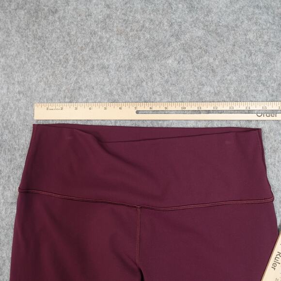 Lululemon Leggings Womens 12 Wunder Under Crop Hi Rise Luxtreme 21" Gym Run - Picture 2 of 8